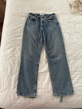Agolde Lana straight leg crop Jean size 24